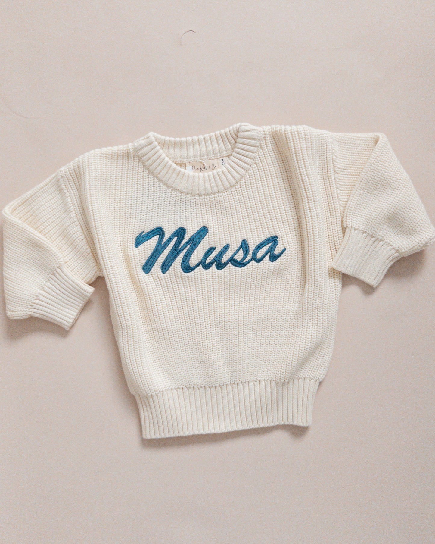 Chunky Knit Sweater - Bone