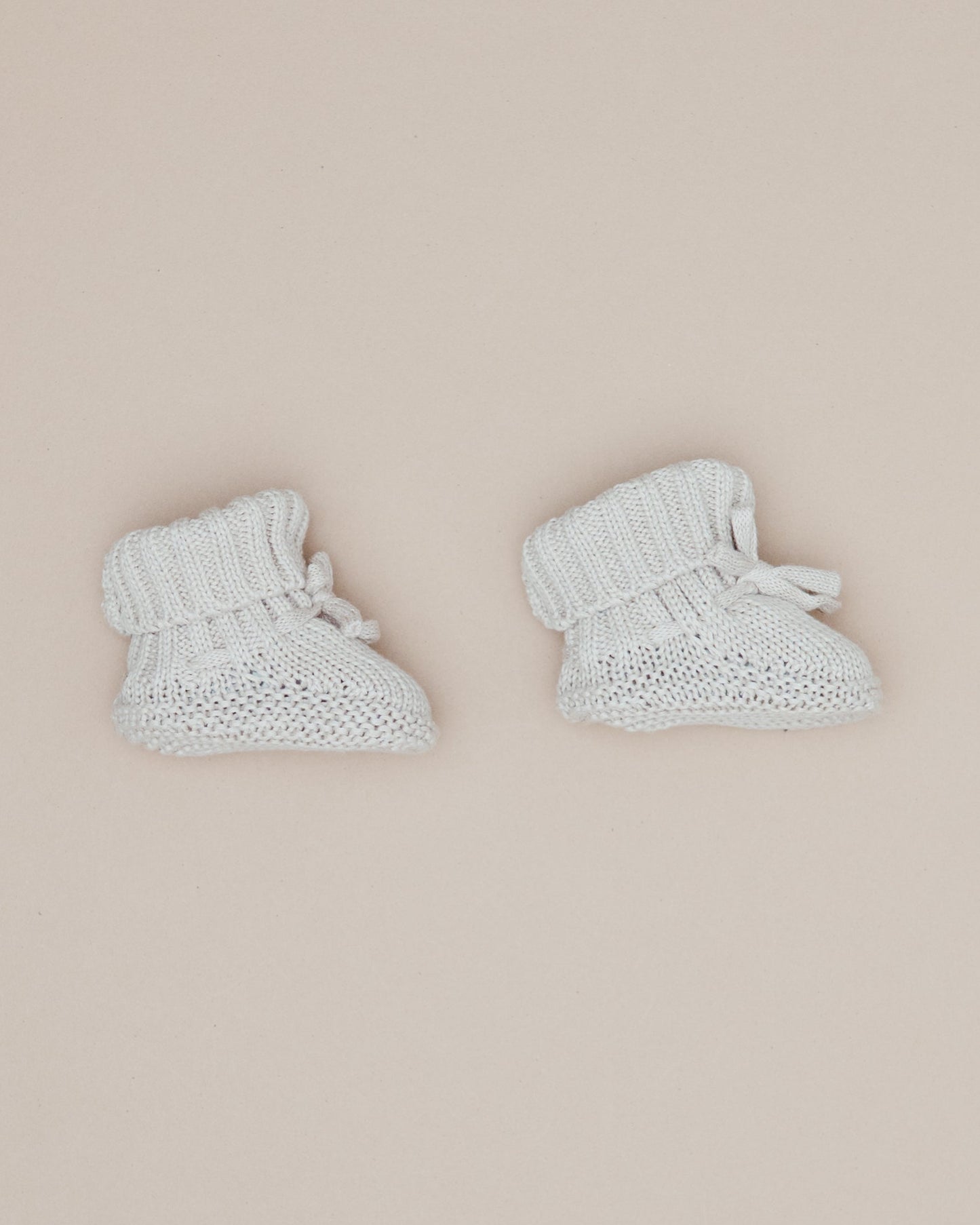 Knit Booties - Oat