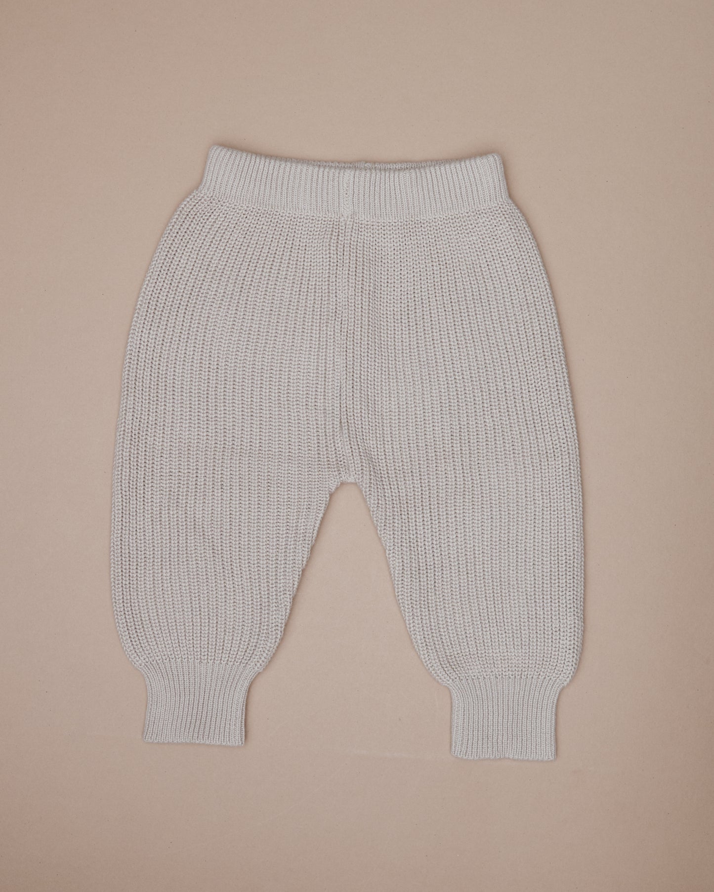 Chunky Knit Pants - Oat