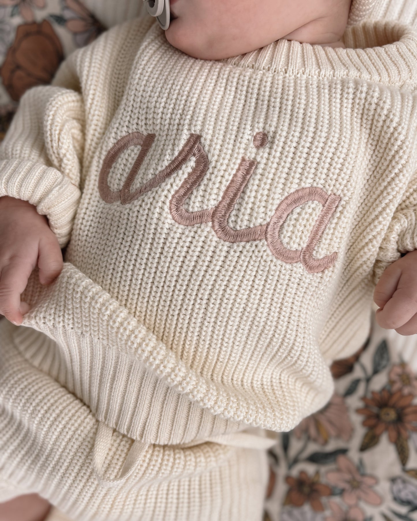 Chunky Knit Sweater - Bone