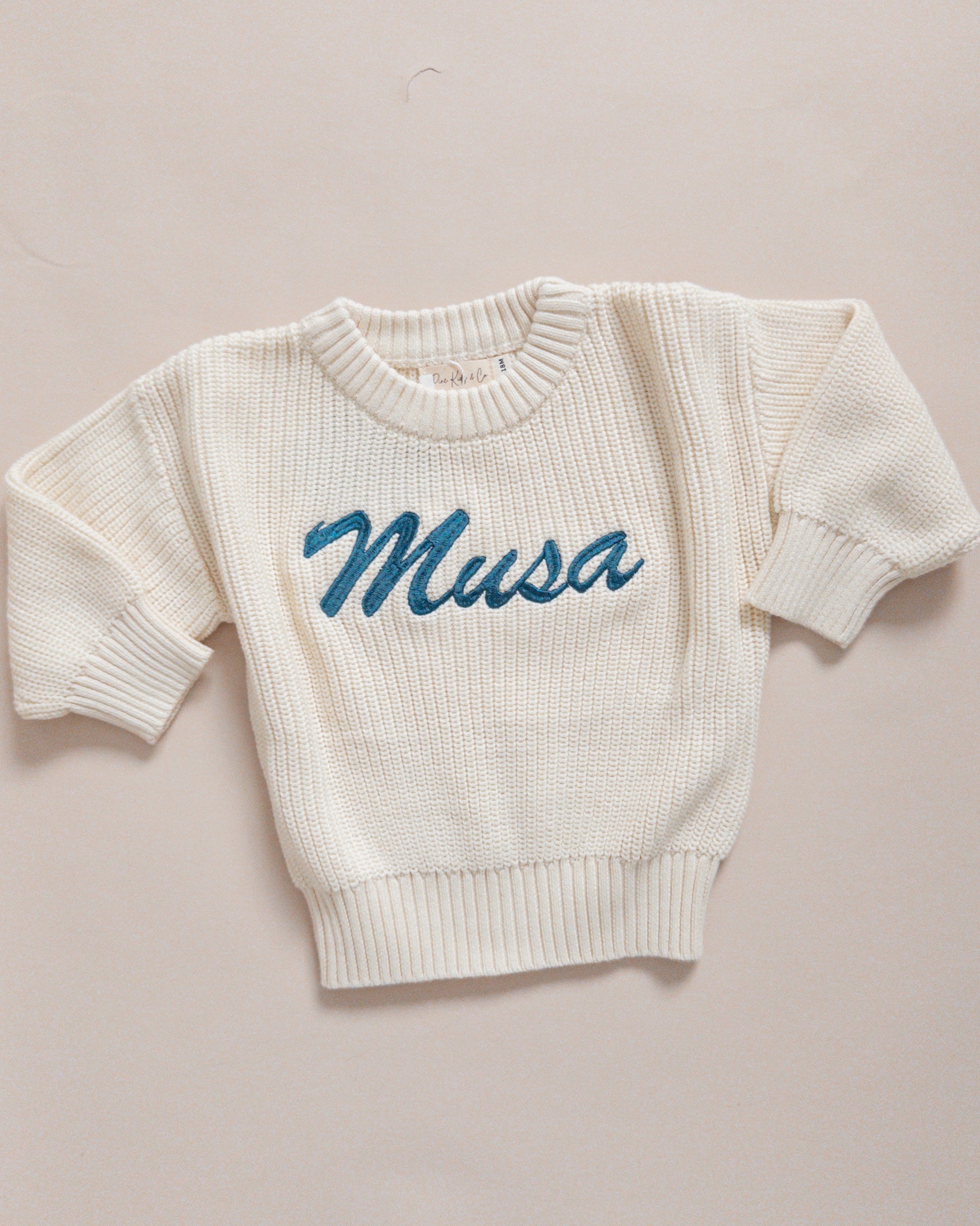 Chunky Knit Sweater - Bone