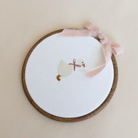 Mother Goose Embroidered Hoop Sign