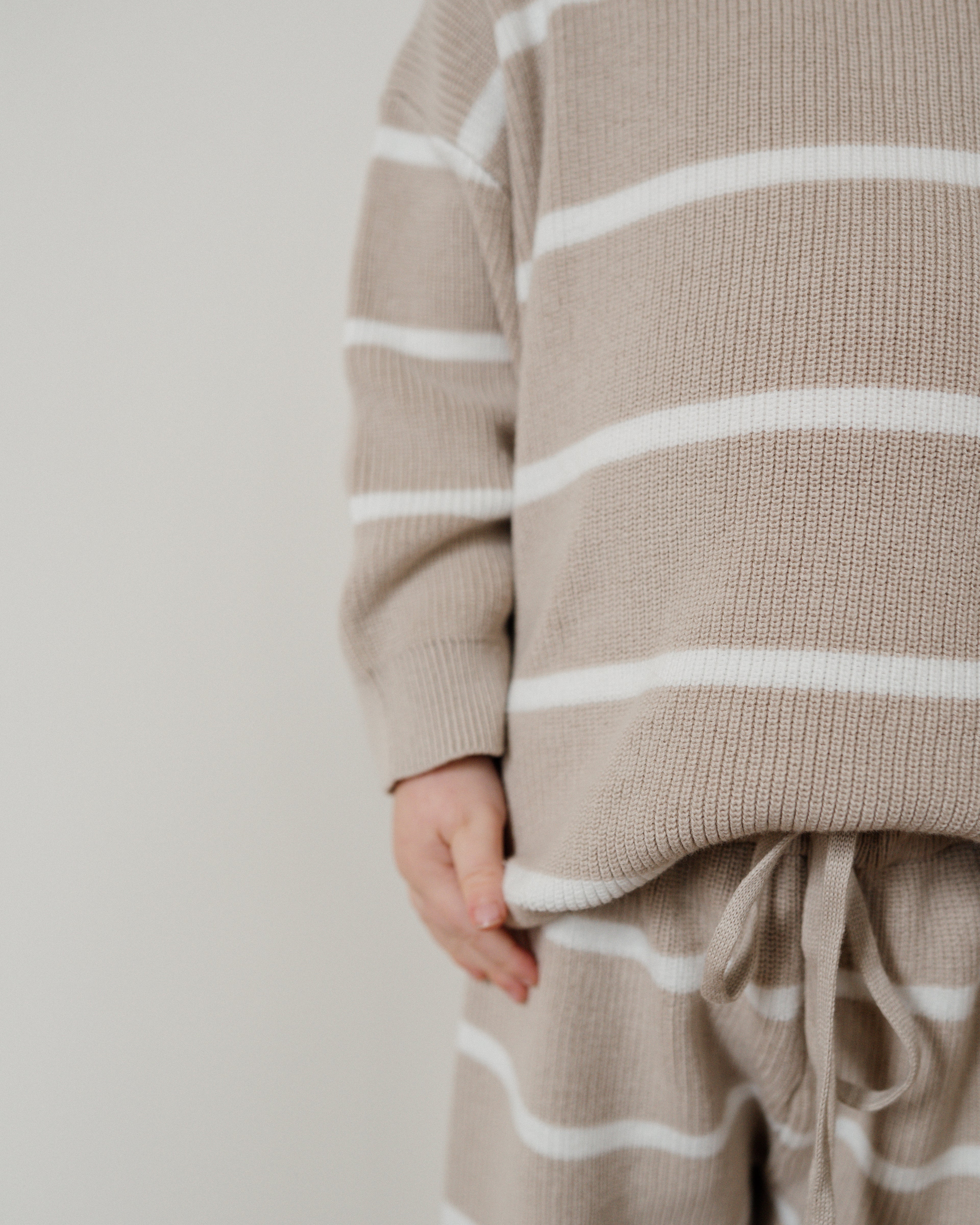 Oat Stripe Knit Sweater
