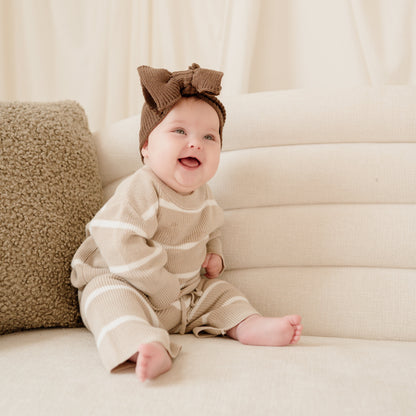 Oat Stripe Knit Sweater