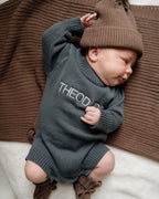 Knit Romper - Stormy