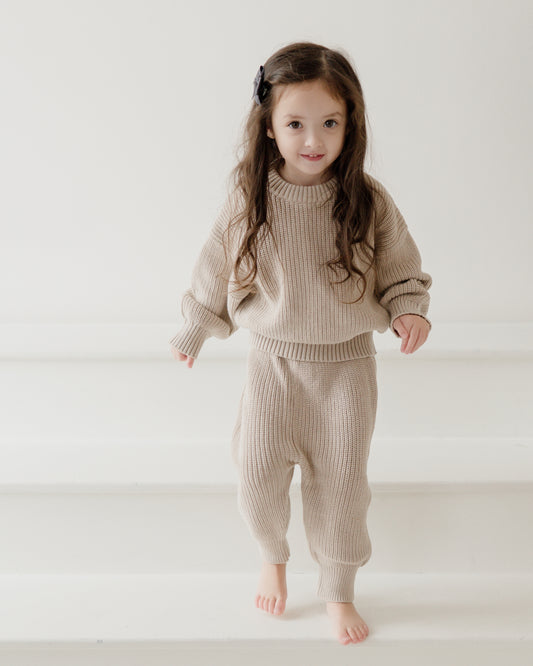 Chunky Knit Sweater - Oat