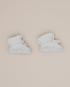 Knit Booties - Oat