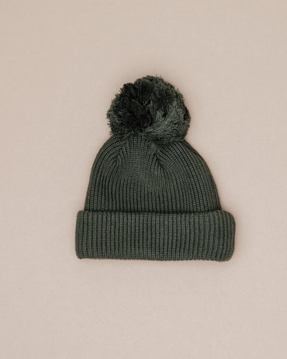 Knit Pom Hat - Pine *new fit*