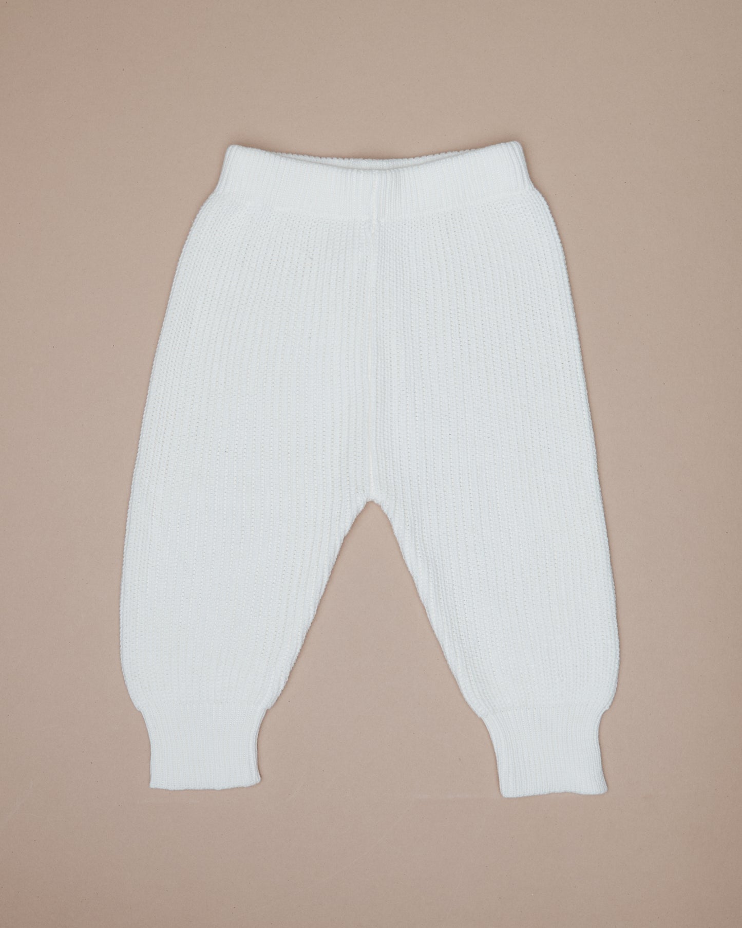 Chunky Knit Pants - Cloud