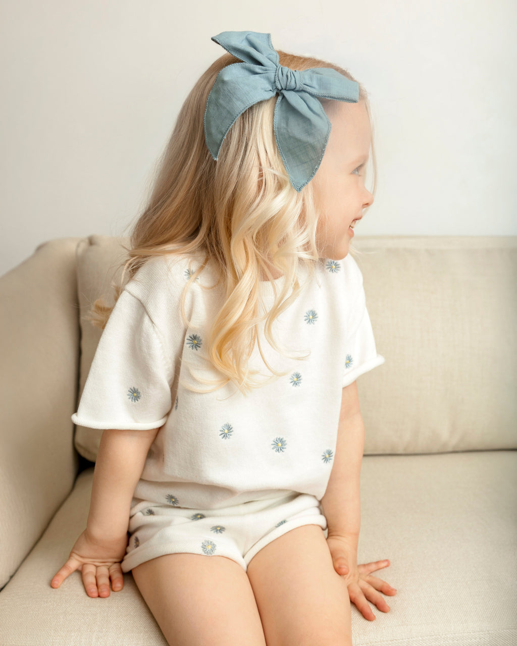 Summer Knit Shorts - Daisy