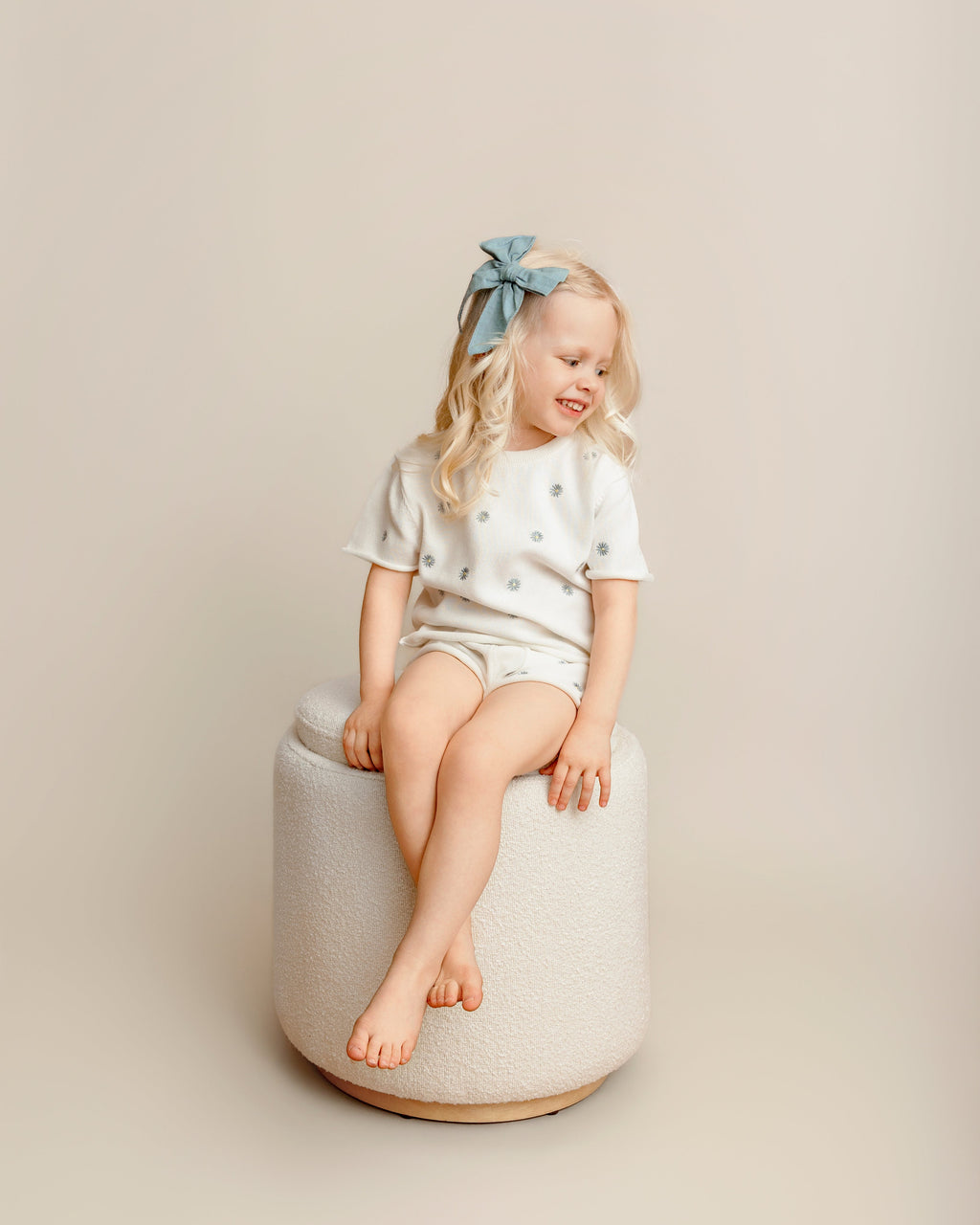 Summer Knit Shorts - Daisy