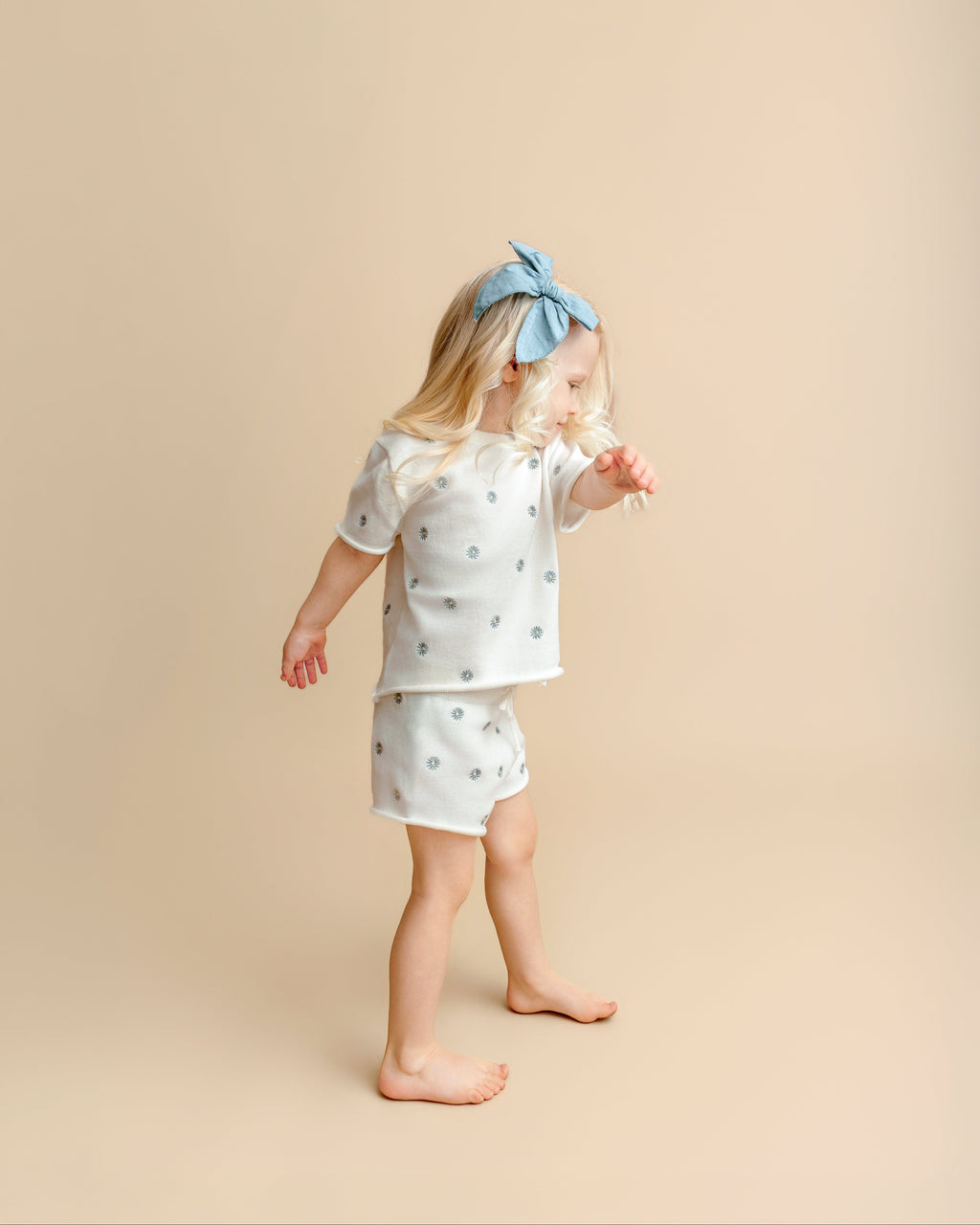 Summer Knit Shorts - Daisy