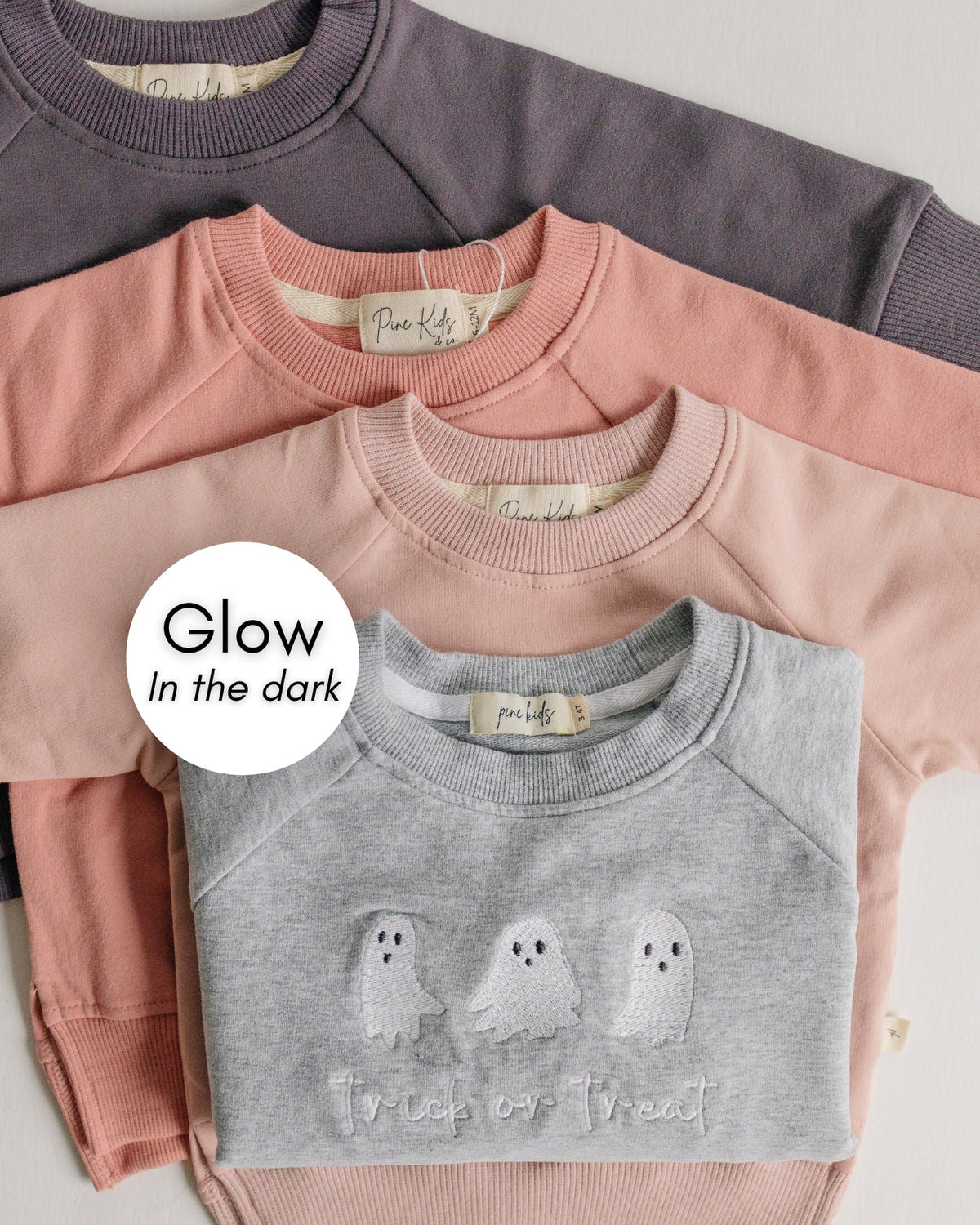 GLOW-IN-THE-DARK Pullover Sweatshirt - trick or treat