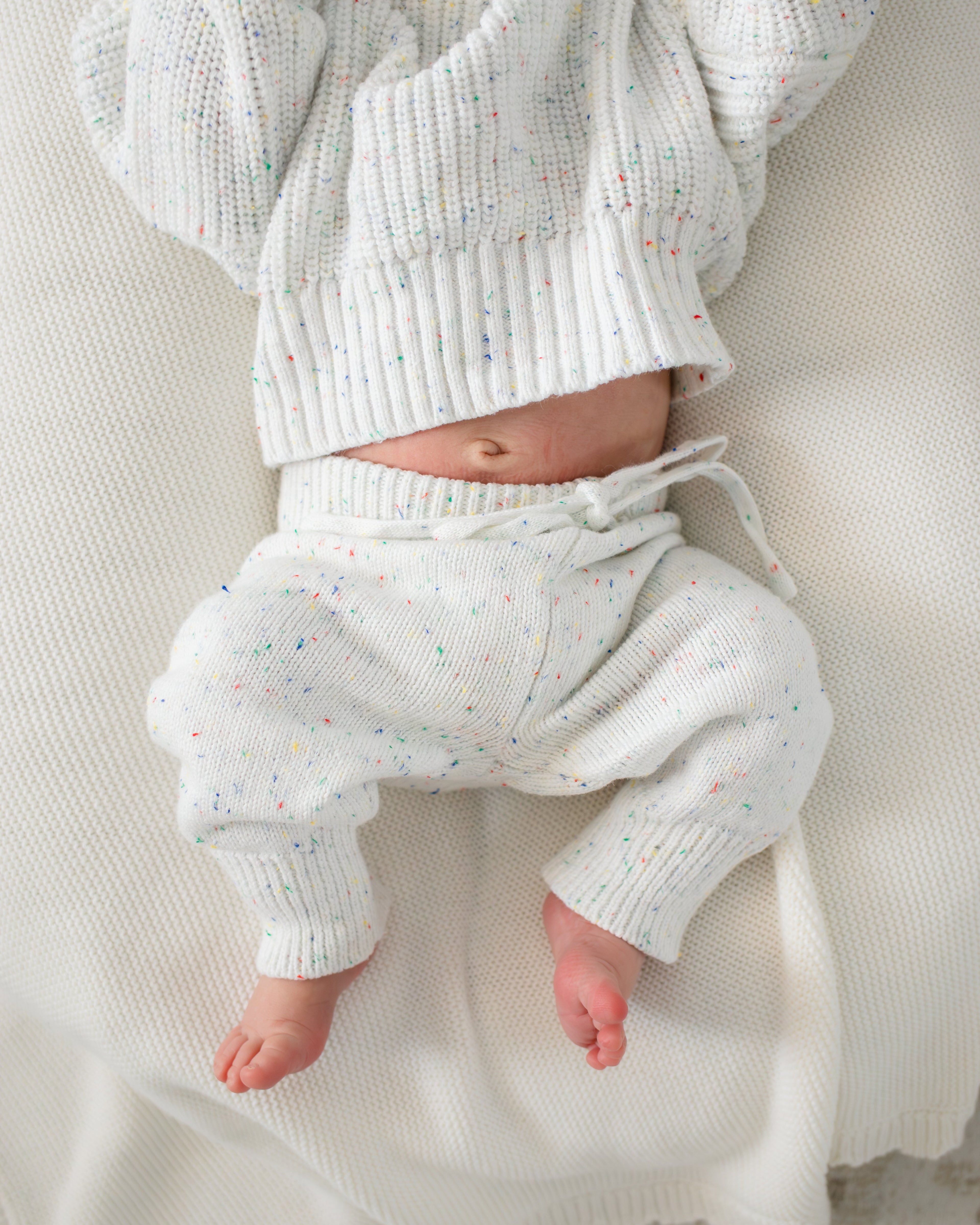 Mini Knit Pants - Speckled