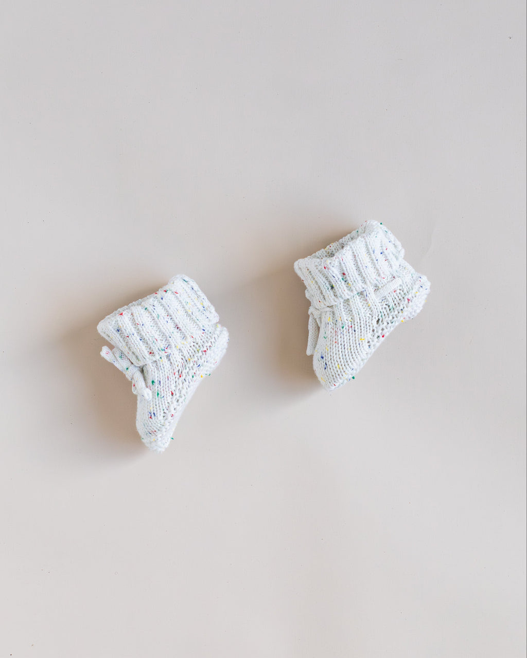 Knit Booties - Speckled