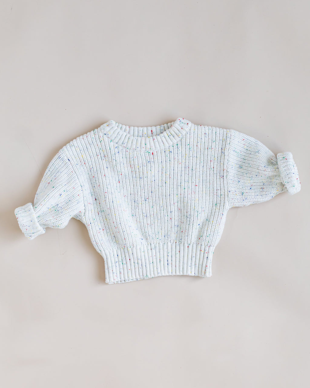 Chunky Knit Sweater - Speckled