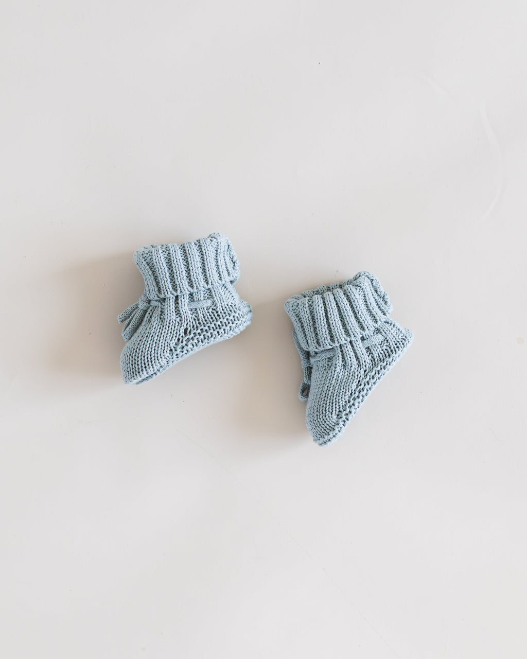 Knit Booties - Steel