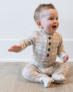 Bamboo 2 Piece Set - Sandstone Gingham