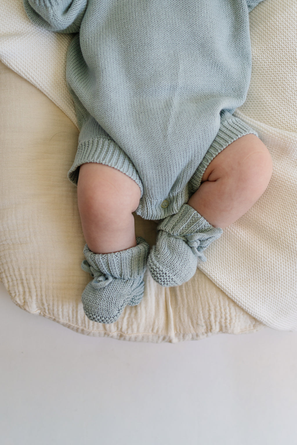 Knit Romper - Steel