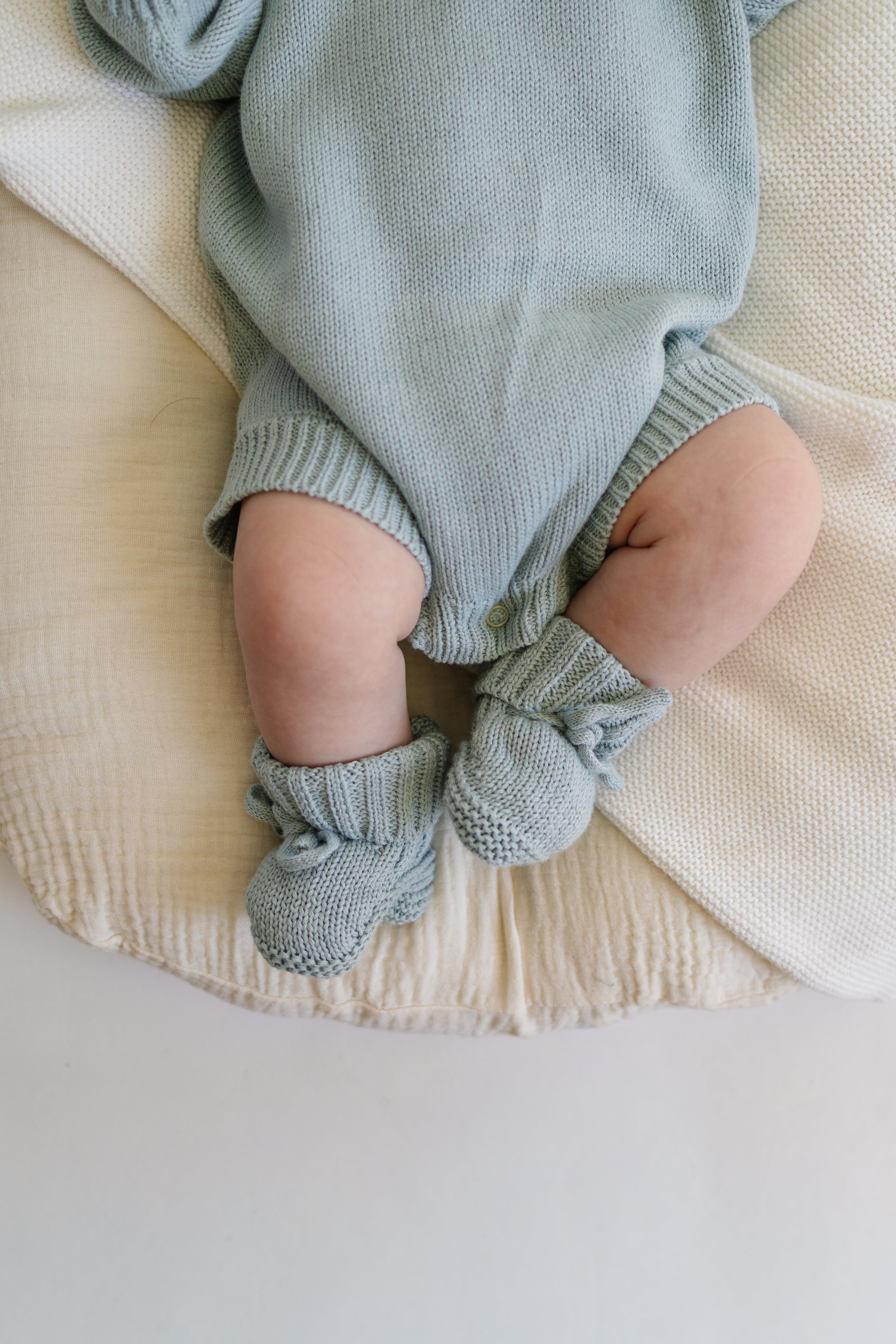 Knit Romper - Steel