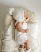 Knit Bonnet - Cloud