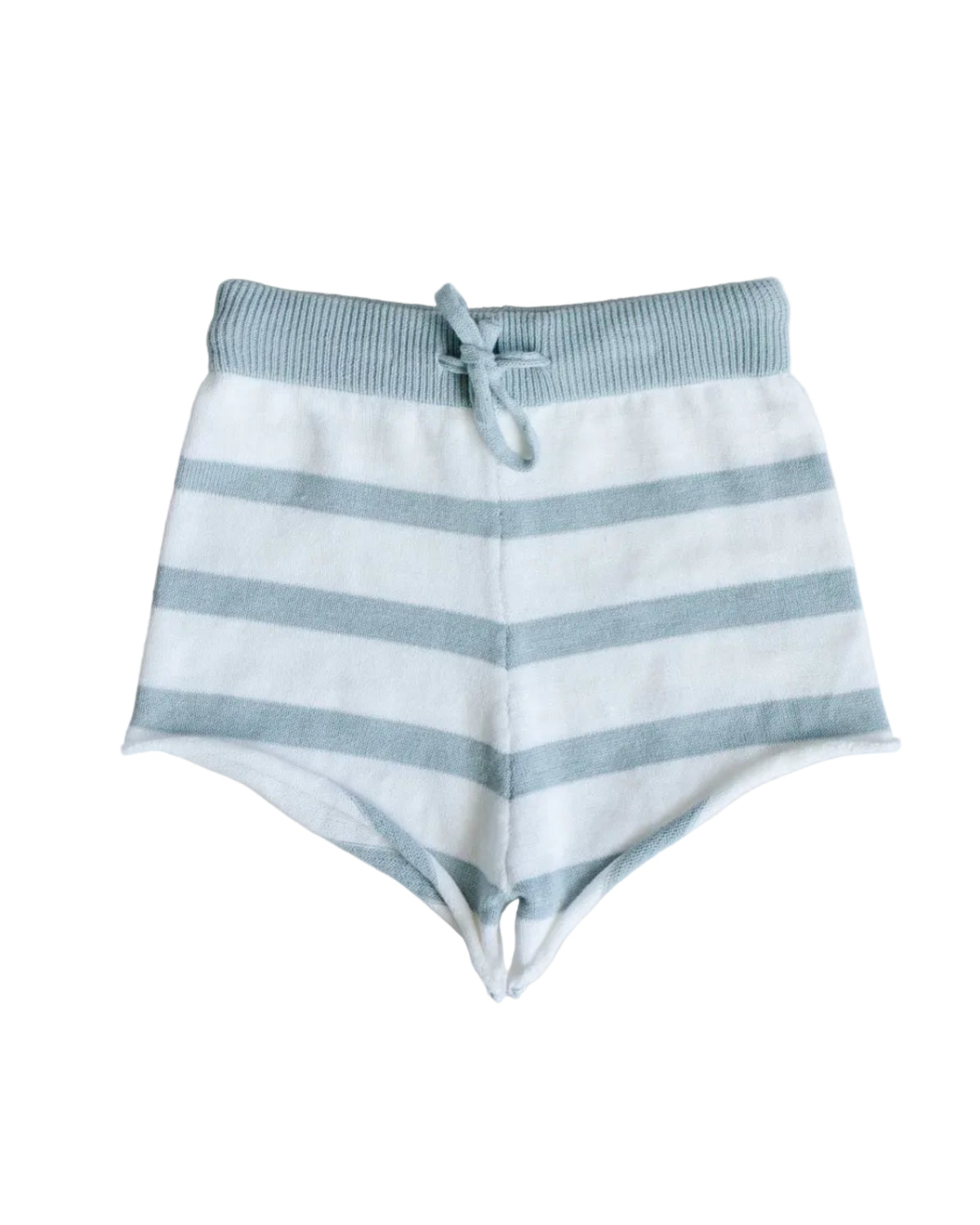 Summer Knit Shorts - Steel Stripe