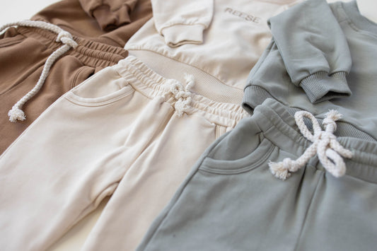 Jogger Sweatshirt Set - Sand