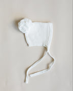 Knit Bonnet - Cloud