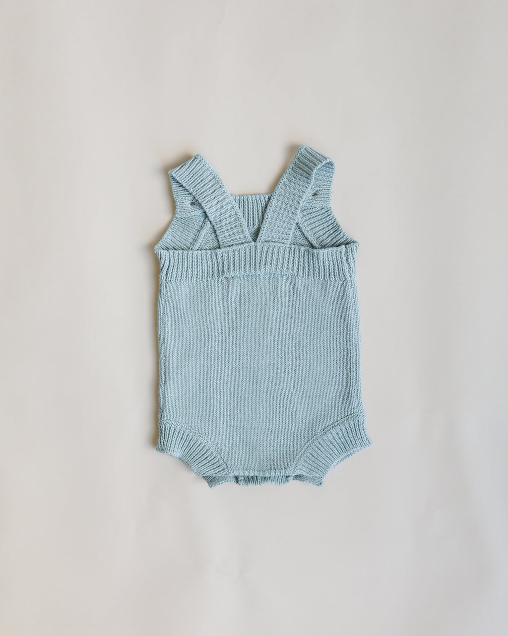 Summer Knit Romper - Steel