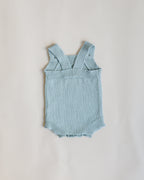 Summer Knit Romper - Steel