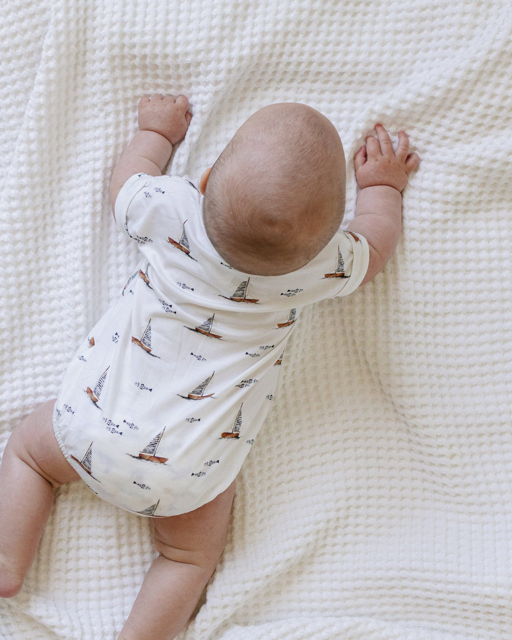 Bamboo Bubble Romper - Harbor