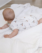 Bamboo Bubble Romper - Harbor