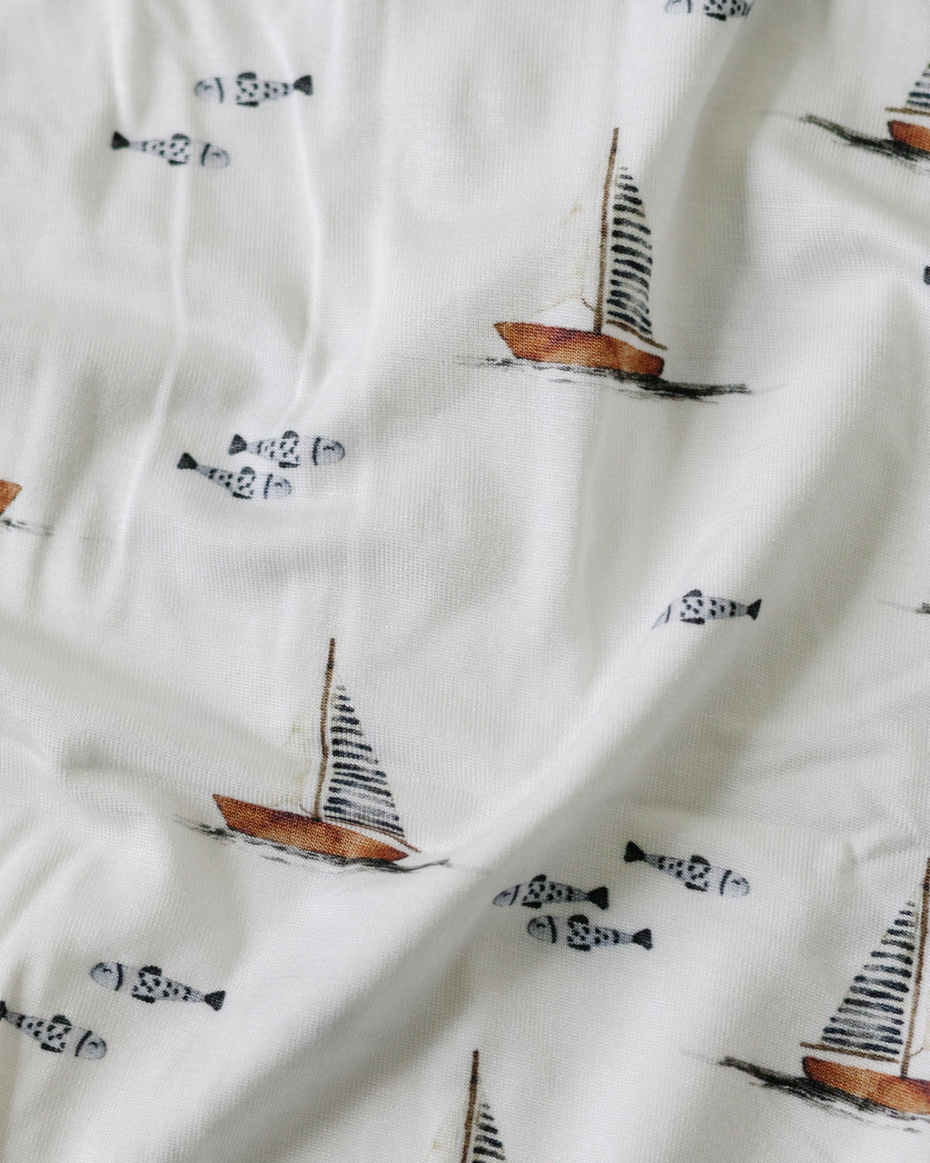 Bamboo Zipper Romper - Harbor