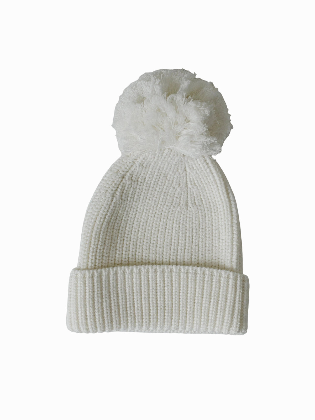 Knit Pom Hat - Cloud
