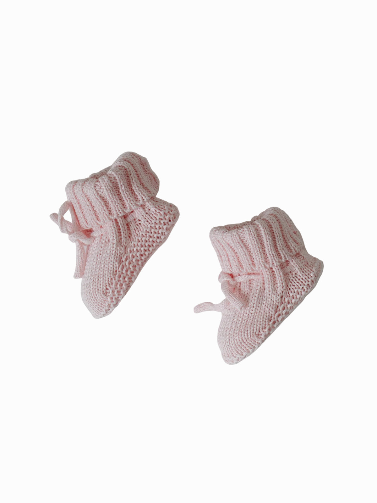 Knit Booties - Blush