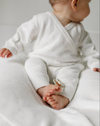 Kimono Knit Jumpsuit - Cloud