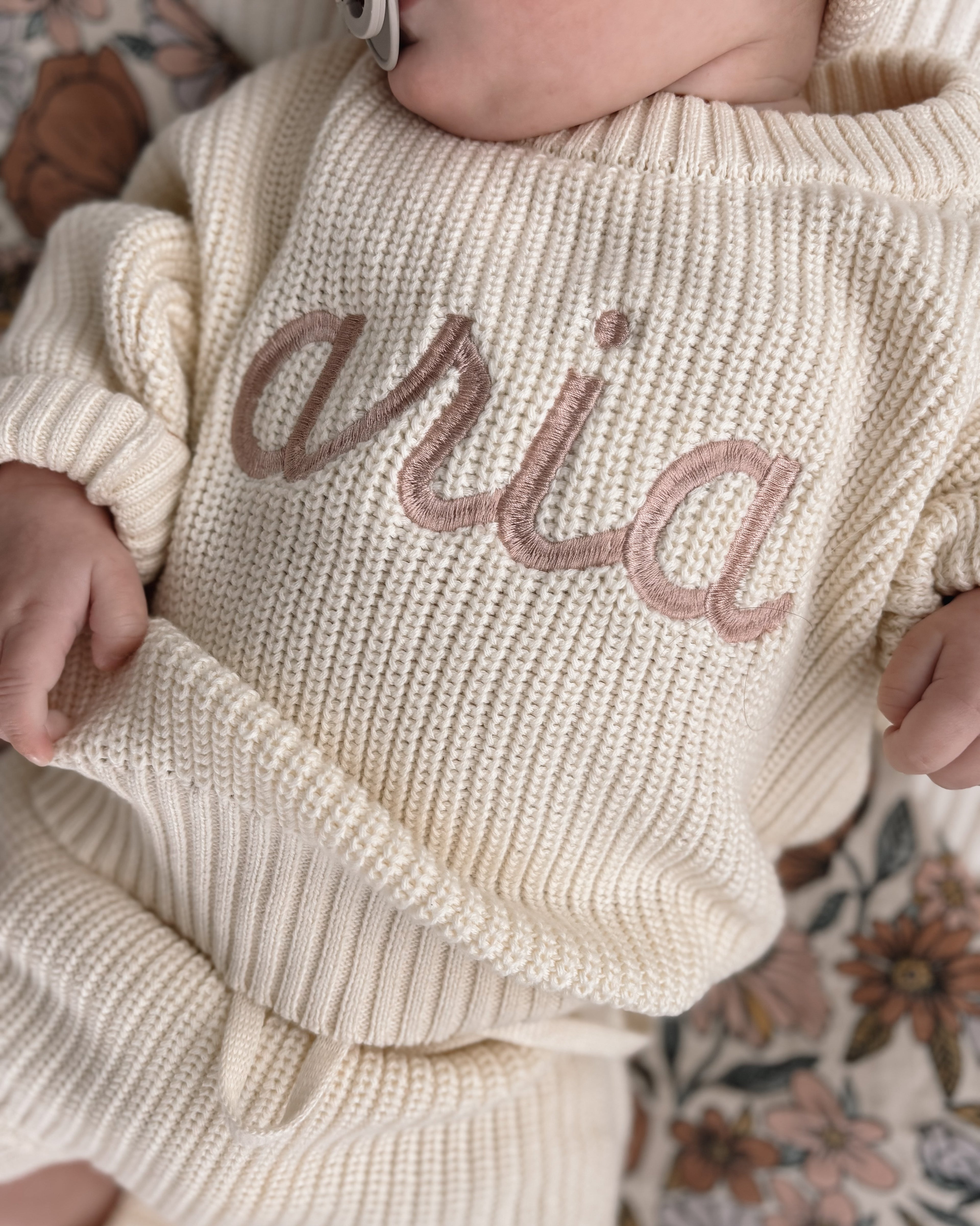 Chunky Knit Sweater - Bone