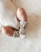 Knit Booties - Oat