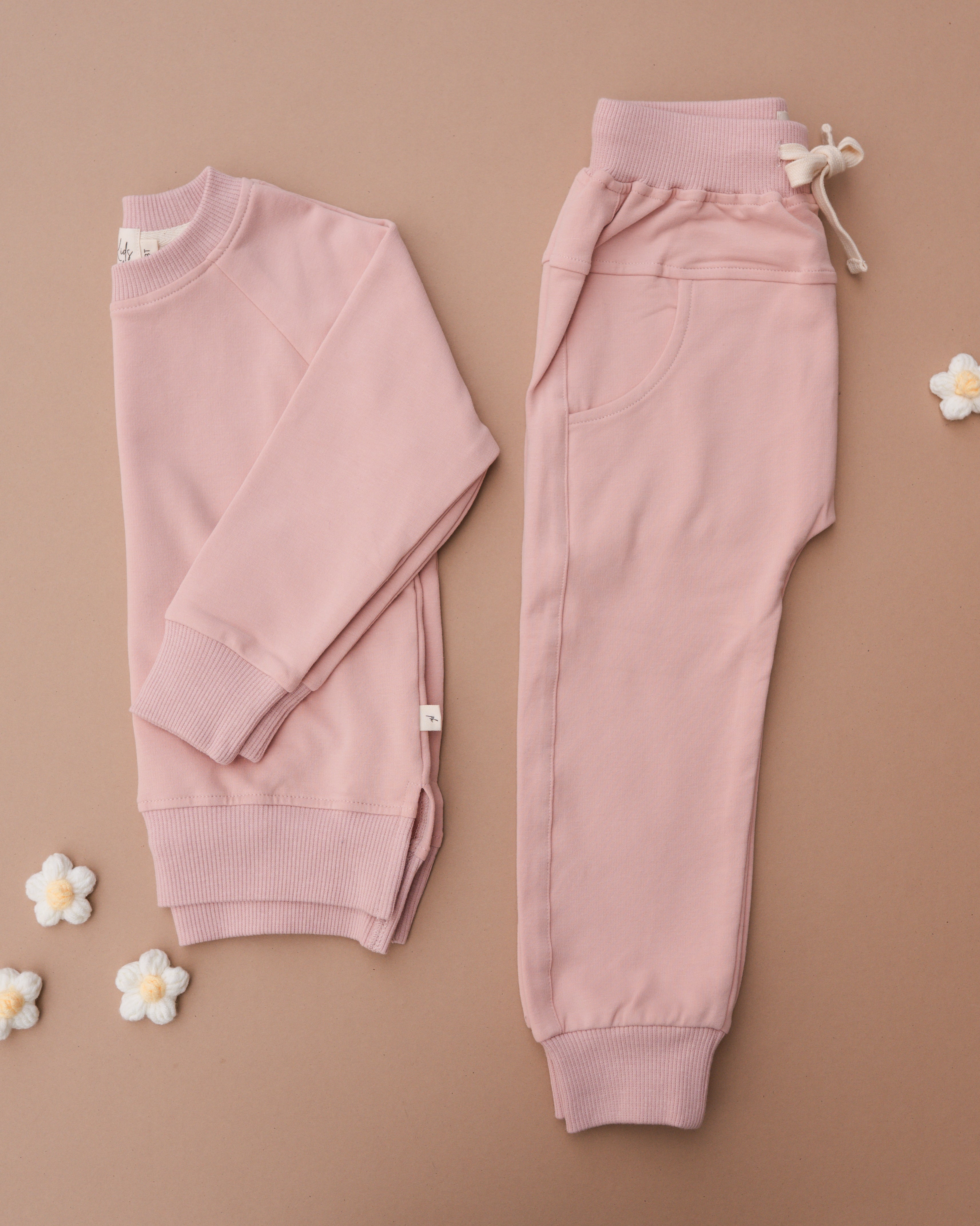 Pullover Sweatshirt - Petal Pink