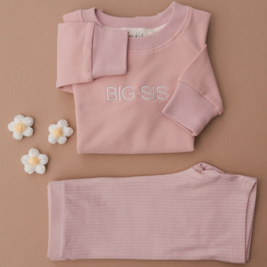 Pullover Sweatshirt - Petal Pink
